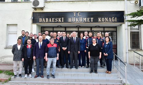 Babaeski İtfaiyesi Tarafından Hükümet Konağı Yangın Ekibi Personellerine Yangın Tatbikatı Eğitimi Verildi.