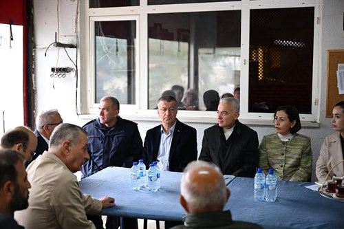Valimiz Uğur TURAN ve Kaymakamımız Tamer ORHAN Pancarköy Köyümüze Ziyarette Bulundular.