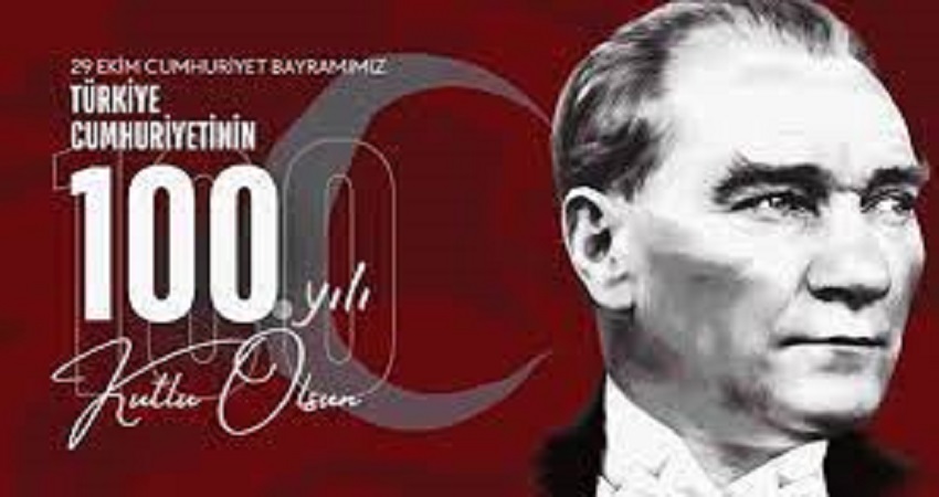 Kaymakam Şenol Levent ELMACIOĞLU’nun 29 Ekim Cumhuriyet Bayramının 100. Yılı Mesajı..